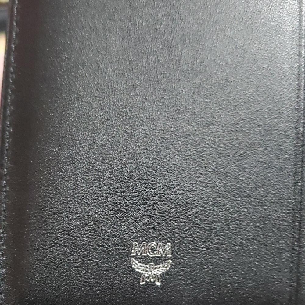 MCM Black Long Leather Card & Key Holder - Picture 6 of 8